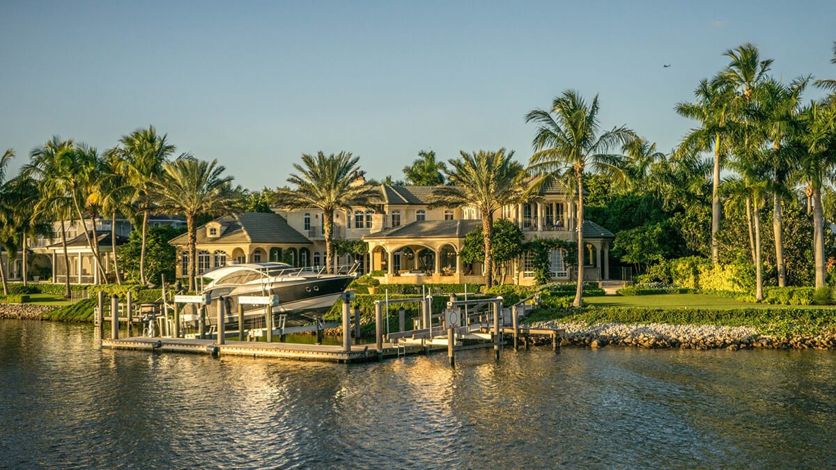 luxurious naples florida house with boat and pier
