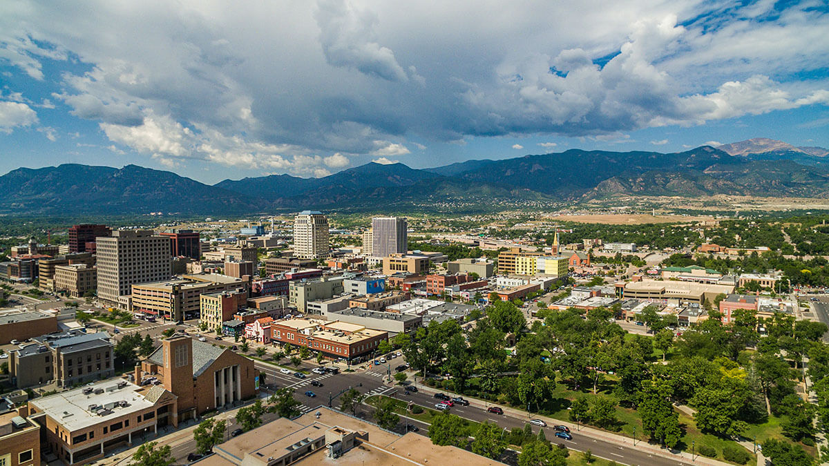 city scape of Colorado Springs