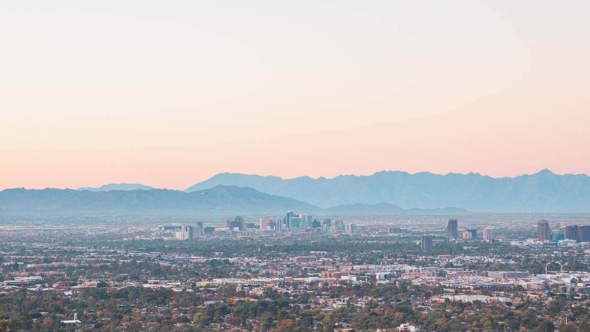 landscape of Phoenix, Arizona