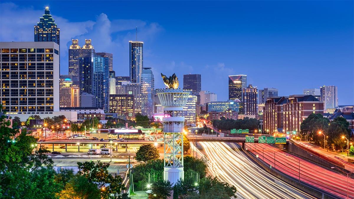 city skyline of Atlanta, Georgia