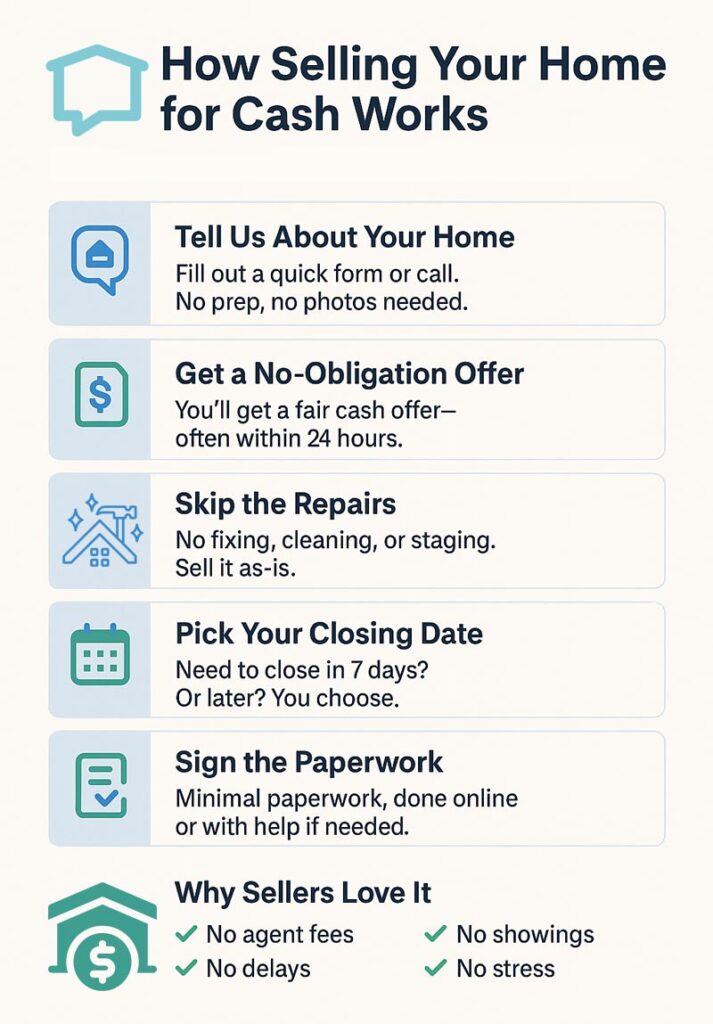Cash home buyers infographic