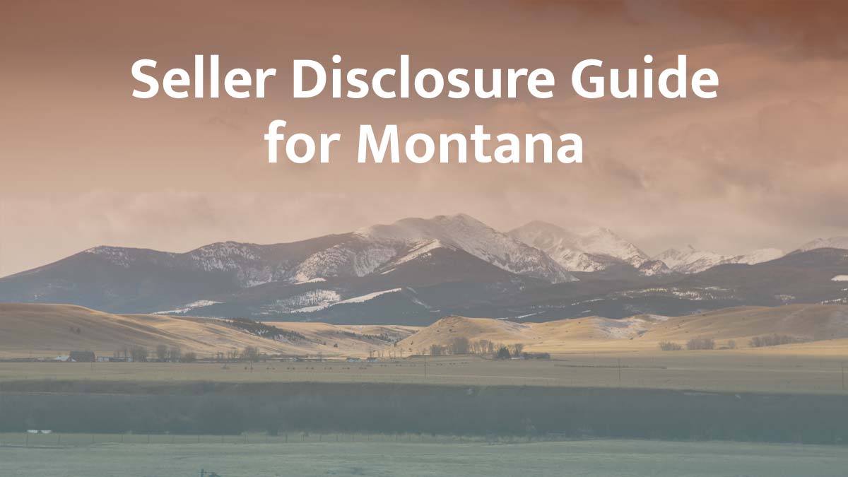 seller disclosure guide for montana