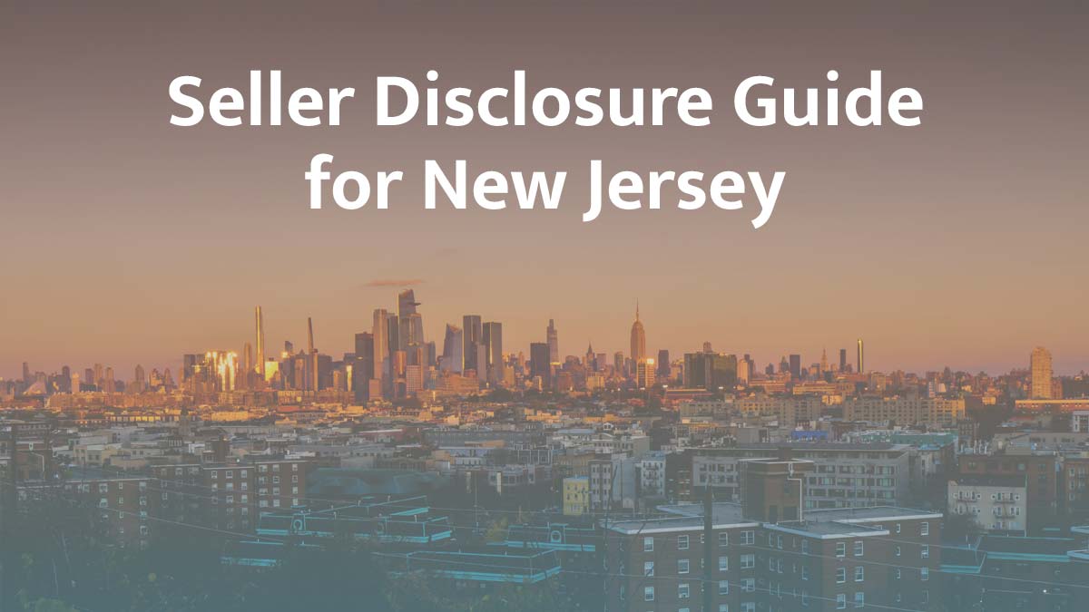 seller disclosure guide for new jersey