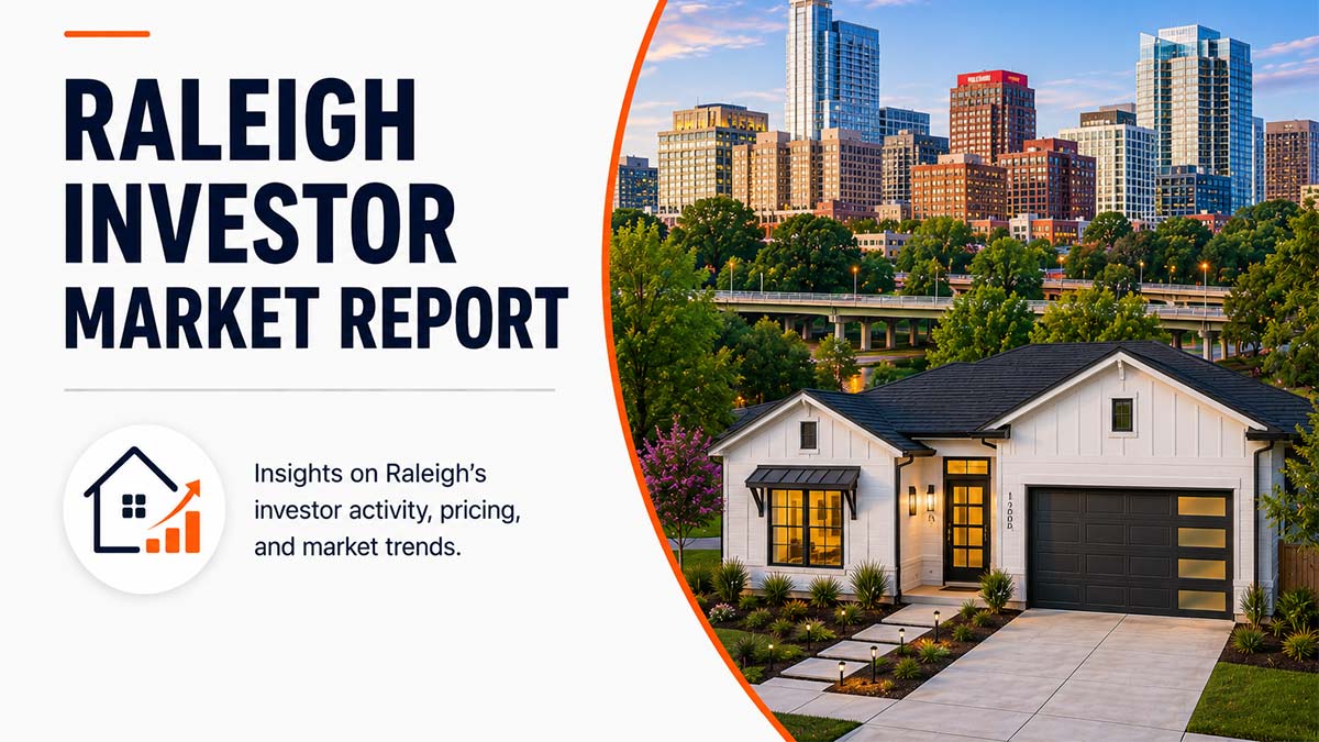 Raleigh housing market investor report